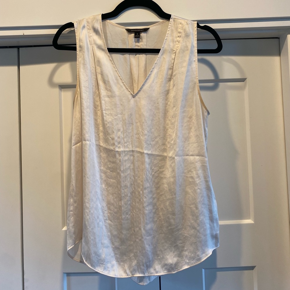 Banana Republic White Size Small Tank